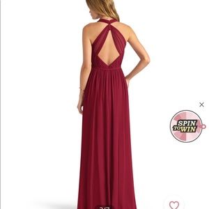 Azazie Burgandy Bridesmaids Dress